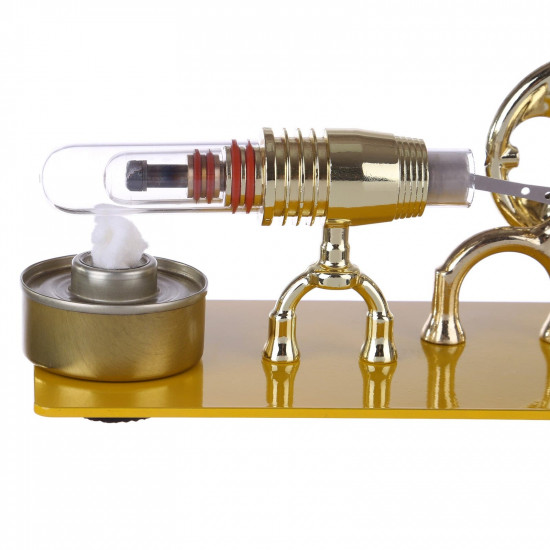 golden single cylinder stirling engine model science physical educational toys gift golden single cylinder stirling engine model science physical educational toys gift