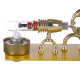 golden single cylinder stirling engine model science physical educational toys gift golden single cylinder stirling engine model science physical educational toys gift