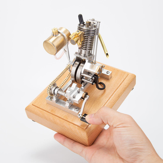hoglet single-cylinder 4 stroke gas engine model with kick starter for rc scale motorcycles h09 hoglet single-cylinder 4 stroke gas engine model with kick starter for rc scale motorcycles h09