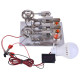 hot air 2 cylinders stirling engine model with voltage digital display meter led bulb sterling generator hot air 2 cylinders stirling engine model with voltage digital display meter led bulb sterling generator