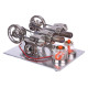 hot air 2 cylinders stirling engine model with voltage digital display meter led bulb sterling generator hot air 2 cylinders stirling engine model with voltage digital display meter led bulb sterling generator