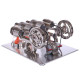 hot air 2 cylinders stirling engine model with voltage digital display meter led bulb sterling generator hot air 2 cylinders stirling engine model with voltage digital display meter led bulb sterling generator