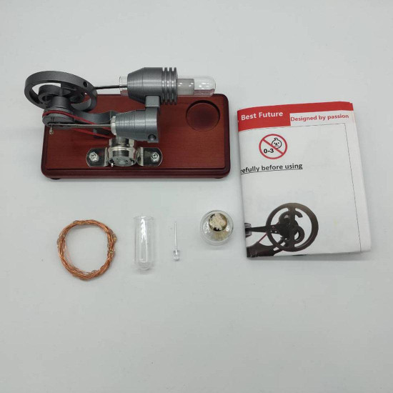 hot air stirling engine colorful led flywheel education toy electricity power generator model hot air stirling engine colorful led flywheel education toy electricity power generator model