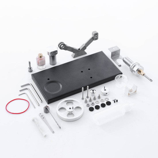 hot air stirling engine model diy assembly kit generator with 4 led light hot air stirling engine model diy assembly kit generator with 4 led light