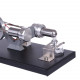 hot air stirling engine model diy assembly kit generator with 4 led light hot air stirling engine model diy assembly kit generator with 4 led light