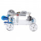 hot air stirling engine stirling motor driving car science toy hot air stirling engine stirling motor driving car science toy