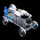 hot air stirling engine stirling motor driving car science toy hot air stirling engine stirling motor driving car science toy