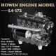 howin l4-172 17.2cc sohc inline 4 cylinder four stroke 15000 rpm nitro rc engine howin l4-172 17.2cc sohc inline 4 cylinder four stroke 15000 rpm nitro rc engine