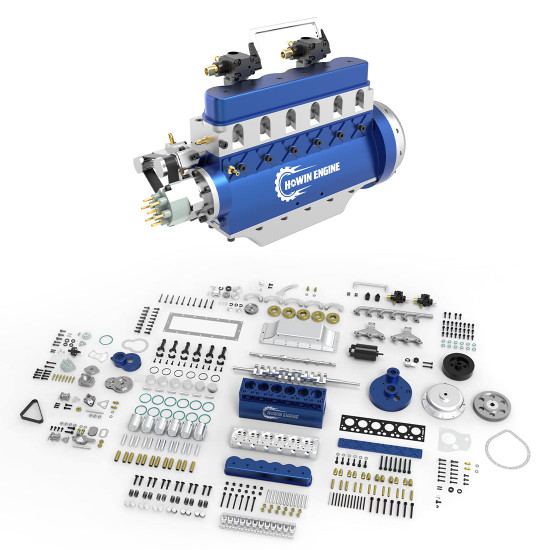 howin inline l6-210 21cc straight-six four-stroke gasoline engine model building kits water-cooled 13500rpm howin inline l6-210 21cc straight-six four-stroke gasoline engine model building kits water-cooled 13500rpm
