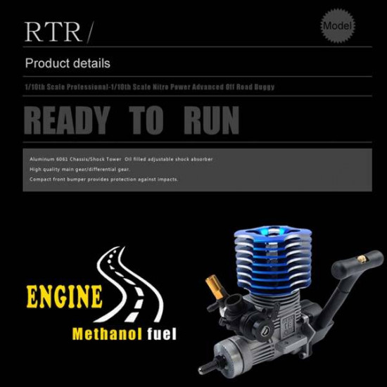 hsp 94166 rc car 1/10 scale 4wd nitro gas powered off-road buggy truck vehicle hsp 94166 rc car 1/10 scale 4wd nitro gas powered off-road buggy truck vehicle