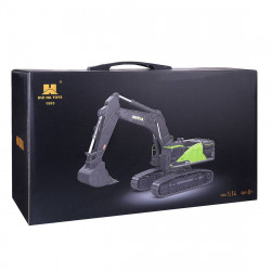 huina 4-in-1 1/14 2.4g 22ch wireless rc excavator grab truck  engineering vehicle toy model