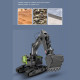 huina 4-in-1 1/14 2.4g 22ch wireless rc excavator grab truck engineering vehicle toy model huina 4-in-1 1/14 2.4g 22ch wireless rc excavator grab truck engineering vehicle toy model