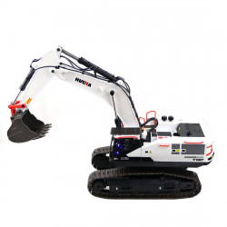 huina 4-in-1 rc alloy remote control excavator model crusher construction vehicles toys 1/14 22ch 2.4ghz
