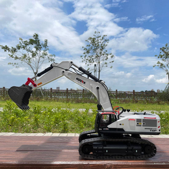 huina 4-in-1 rc alloy remote control excavator model crusher construction vehicles toys 1/14 22ch 2.4ghz huina 4-in-1 rc alloy remote control excavator model crusher construction vehicles toys 1/14 22ch 2.4ghz