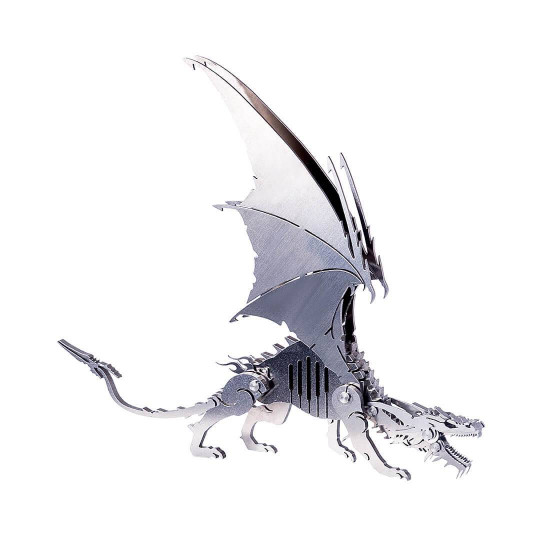 ice dragon assembly kit 3d stainless steel detachable model ice dragon assembly kit 3d stainless steel detachable model