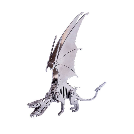 ice dragon assembly kit 3d stainless steel detachable model ice dragon assembly kit 3d stainless steel detachable model