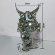 japanese hannya mask 3d diy metal art kits japanese hannya mask 3d diy metal art kits
