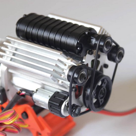 jdm-138 1/10 rc v8 engine & transmission set for rc car modification jdm-138 1/10 rc v8 engine & transmission set for rc car modification