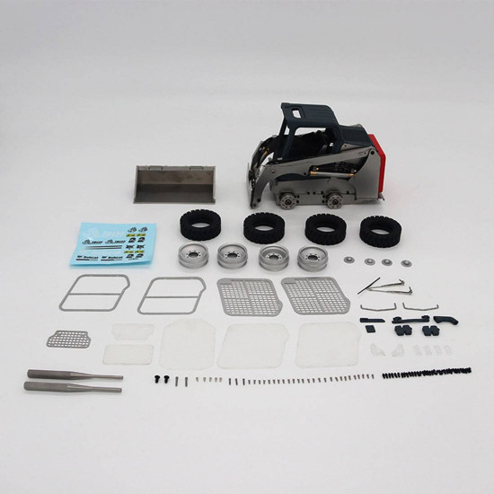 jdmodel jdm-160 kit version rc hydraulic skid steer loader construction 1/14 model without controller & battery jdmodel jdm-160 kit version rc hydraulic skid steer loader construction 1/14 model without controller & battery