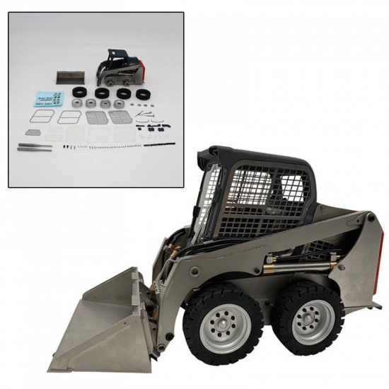 jdmodel jdm-160 kit version rc hydraulic skid steer loader construction 1/14 model without controller & battery jdmodel jdm-160 kit version rc hydraulic skid steer loader construction 1/14 model without controller & battery