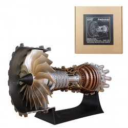 jet aircraft turbofan engine kits stem plastic hobby 1/20 scale model