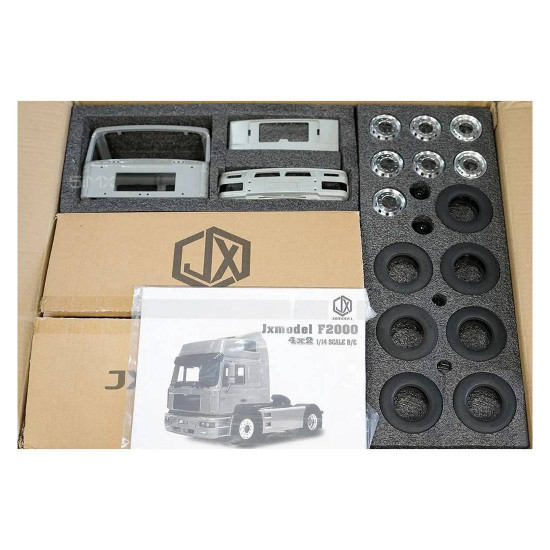 jxmodel 1/14 4x2 large remote control truck trailer tractor aluminum alloy - kit version jxmodel 1/14 4x2 large remote control truck trailer tractor aluminum alloy - kit version
