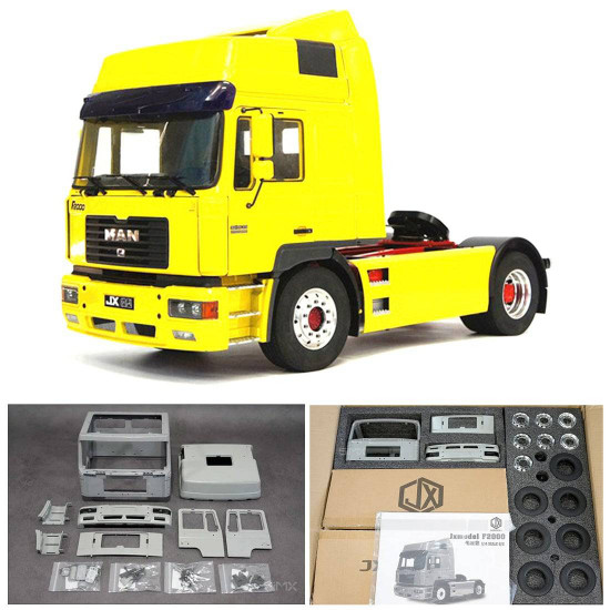 jxmodel 1/14 4x2 large remote control truck trailer tractor aluminum alloy - kit version jxmodel 1/14 4x2 large remote control truck trailer tractor aluminum alloy - kit version