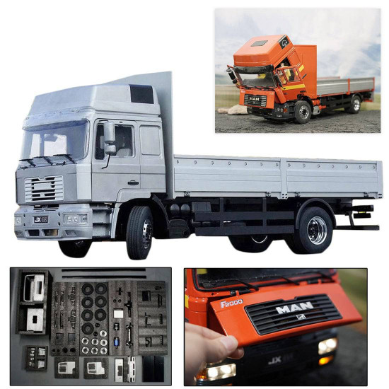 jxmodel 1/14 4x2 remote control metal truck trailer rc tractor truck - kit version jxmodel 1/14 4x2 remote control metal truck trailer rc tractor truck - kit version