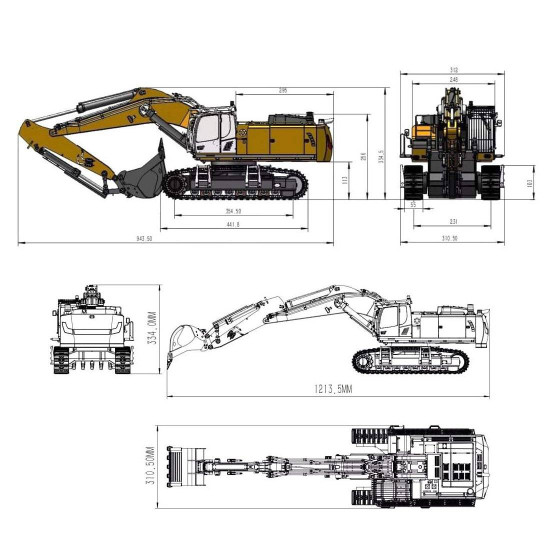 kabolite k970 mining hydraulic excavator rc model toy 1/14 2.4g rcsparks recommend- rtr kabolite k970 mining hydraulic excavator rc model toy 1/14 2.4g rcsparks recommend- rtr