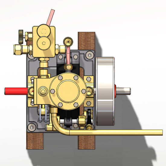 kacio ls1-14 inline single cylinder reciprocating steam engine piston engines model for 60cm+ boat ship (without boiler) kacio ls1-14 inline single cylinder reciprocating steam engine piston engines model for 60cm+ boat ship (without boiler)