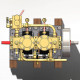 kacio ls2-14 two cylinders reciprocating retro twin steam engine model for 80cm+ boat ship (without boiler) kacio ls2-14 two cylinders reciprocating retro twin steam engine model for 80cm+ boat ship (without boiler)