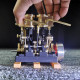 kacio ls2-14 two cylinders reciprocating retro twin steam engine model for 80cm+ boat ship (without boiler) kacio ls2-14 two cylinders reciprocating retro twin steam engine model for 80cm+ boat ship (without boiler)