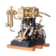 kacio ls2-14 two cylinders reciprocating retro twin steam engine model for 80cm+ boat ship (without boiler) kacio ls2-14 two cylinders reciprocating retro twin steam engine model for 80cm+ boat ship (without boiler)