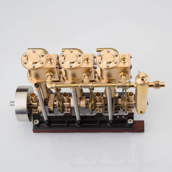 kacio ls3-13s three cylinder triple steam engine model for 80-120cm steamship kacio ls3-13s three cylinder triple steam engine model for 80-120cm steamship