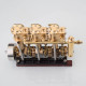 kacio ls3-13s three cylinder triple steam engine model for 80-120cm steamship kacio ls3-13s three cylinder triple steam engine model for 80-120cm steamship