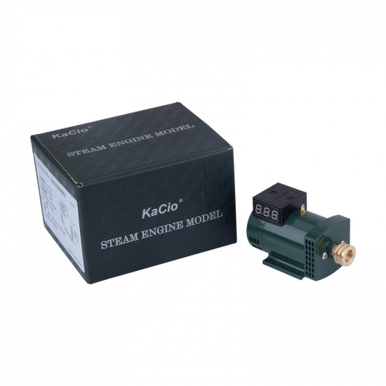 kacio rs445-1 12v 1a dc generator with digital voltmeter for whippet steam engine kacio rs445-1 12v 1a dc generator with digital voltmeter for whippet steam engine