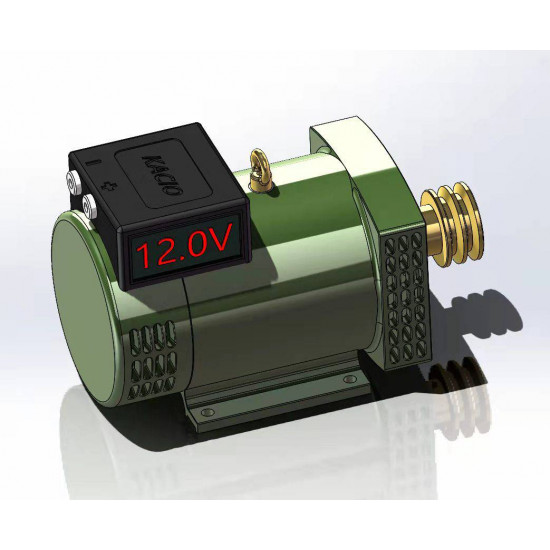 kacio rs445-1 12v 1a dc generator with digital voltmeter for whippet steam engine kacio rs445-1 12v 1a dc generator with digital voltmeter for whippet steam engine