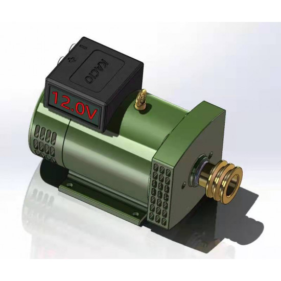 kacio rs445-1 12v 1a dc generator with digital voltmeter for whippet steam engine kacio rs445-1 12v 1a dc generator with digital voltmeter for whippet steam engine