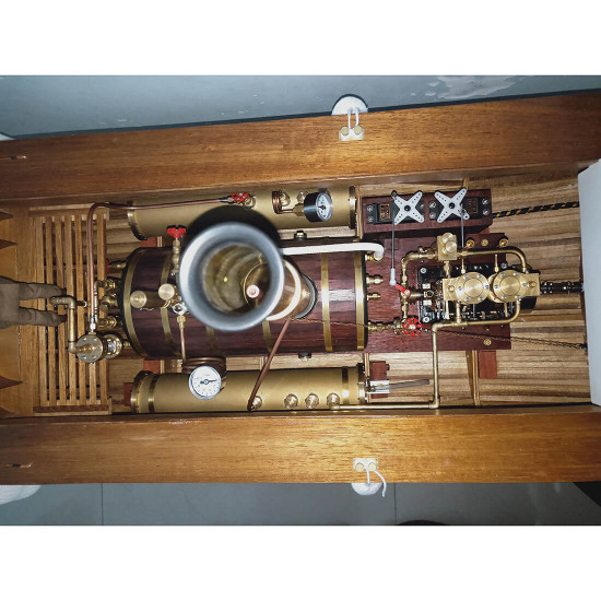 kacio ws100xl horizontal steam boiler premium version for 1000ml model ship kacio ws100xl horizontal steam boiler premium version for 1000ml model ship