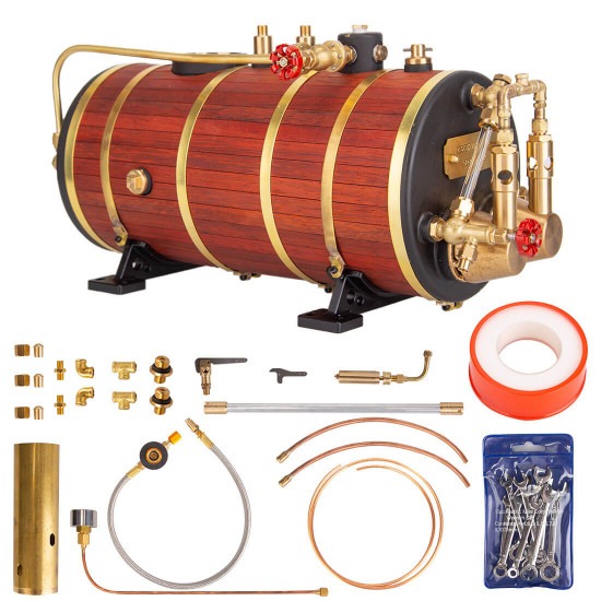 kacio ws100xl horizontal steam boiler premium version for 1000ml model ship kacio ws100xl horizontal steam boiler premium version for 1000ml model ship