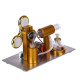 l shape led bulb golden stirling engine custom model with voltage digital display meter gyroscopes l shape led bulb golden stirling engine custom model with voltage digital display meter gyroscopes