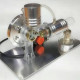 l-shape single cylinder stirling engine model with night light l-shape single cylinder stirling engine model with night light