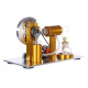 l-shaped customized golden led stirling engine model with voltage digital display meter l-shaped customized golden led stirling engine model with voltage digital display meter