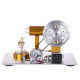 l-shaped customized golden led stirling engine model with voltage digital display meter l-shaped customized golden led stirling engine model with voltage digital display meter