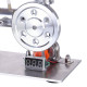 l type silver stirling engine generator model with bulb voltage digital display meter l type silver stirling engine generator model with bulb voltage digital display meter