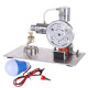 l type silver stirling engine generator model with bulb voltage digital display meter l type silver stirling engine generator model with bulb voltage digital display meter