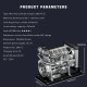l4 diesel engine model kit that works - build your own diesel engine - teching 1: 10 full metal mini l4 4 cylinder engine ohv inline 4 cylinder engine model kit 300+pcs l4 diesel engine model kit that works - build your own diesel engine - teching 1: 10 full metal mini l4 4 cylinder engine ohv inline 4 cylinder engine model kit 300+pcs