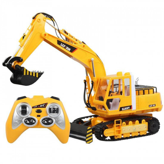 lcf 1/16 2.4ghz 16ch multifunctional excavator grab rc construction vehicle model with smoke effect lcf 1/16 2.4ghz 16ch multifunctional excavator grab rc construction vehicle model with smoke effect