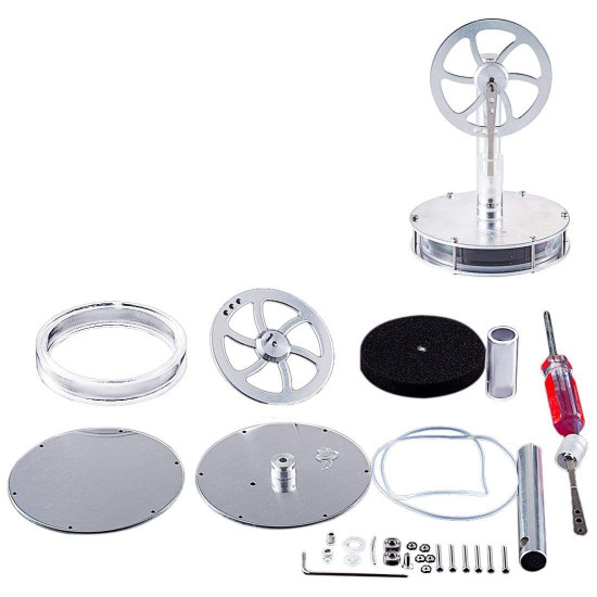low temperature stirling engine kit motor steam heat education model toy diy magnetic connection type low temperature stirling engine kit motor steam heat education model toy diy magnetic connection type