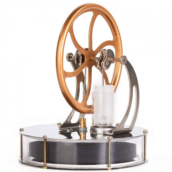 low temperature stirling engine motor steam heat education model toy
